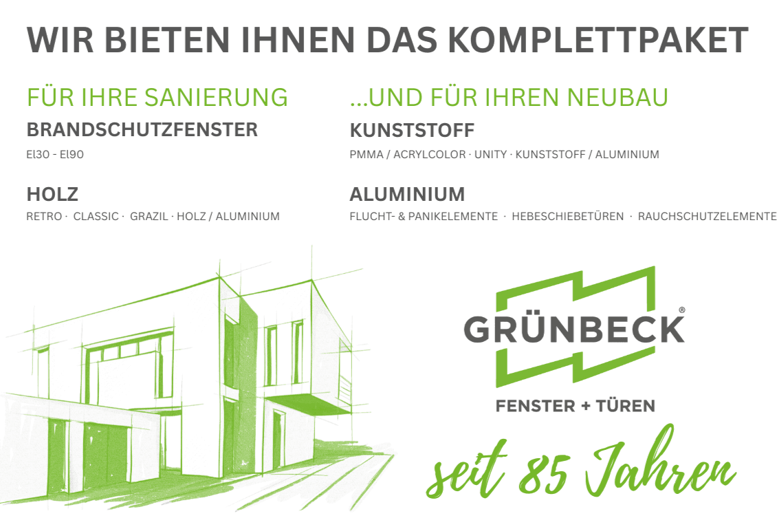 Fenster- & Türenbau Grünbeck GmbH